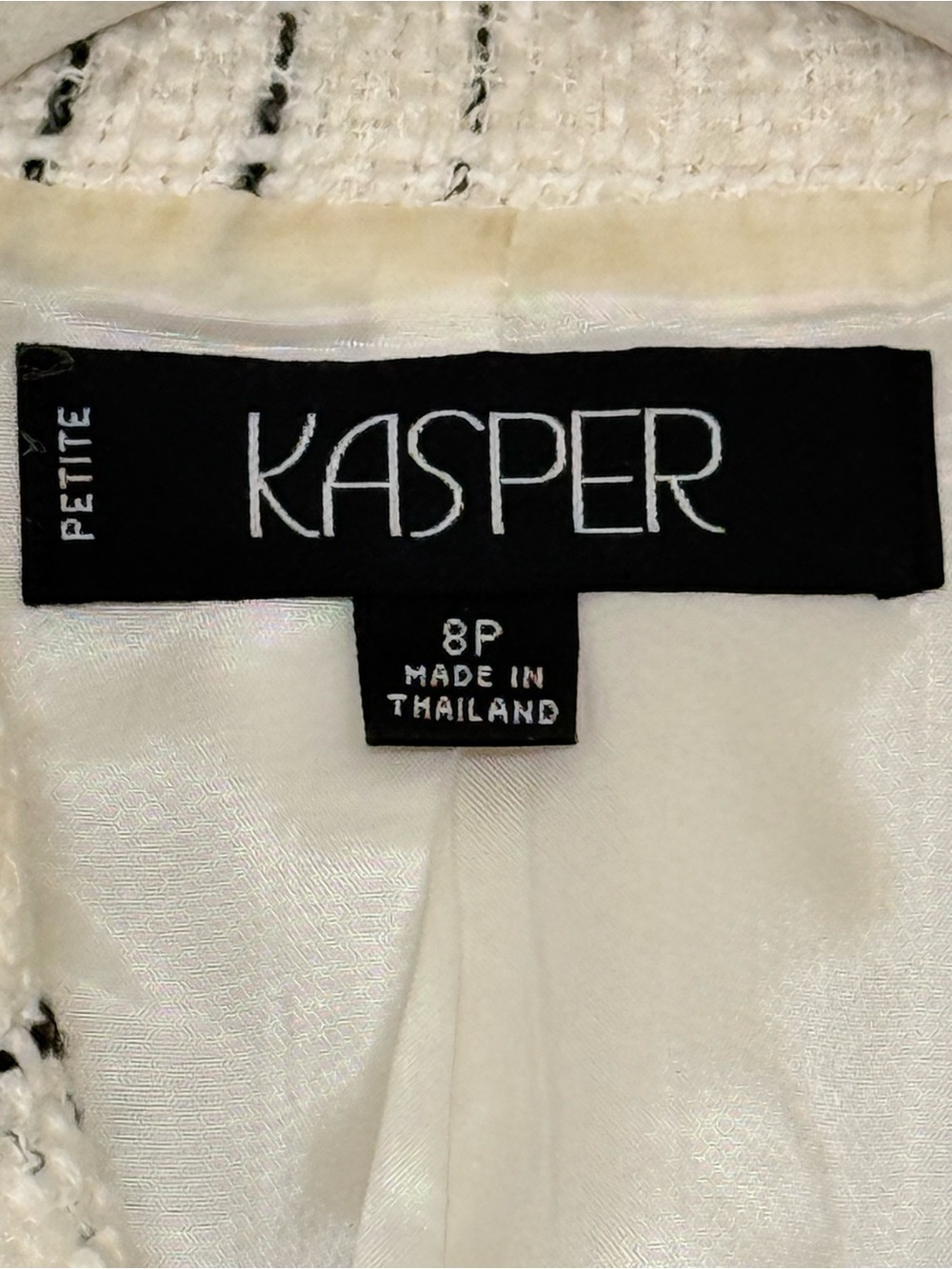 Kasper Cream Tweed Blazer - Picture 3 of 3